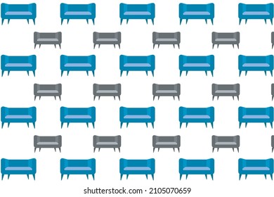 Abstract Sofa Chair Pattern Background