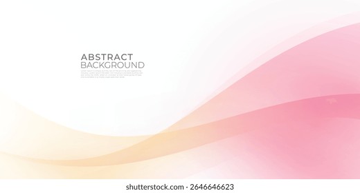 Abstract soft  background design pink in yellow. wave modern 