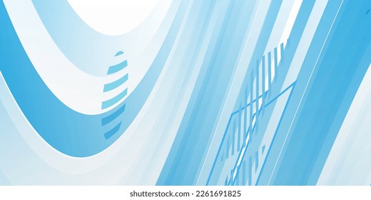 Abstract soft blue background wallpaper of waves veils texture