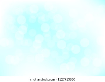 abstract soft blue colorful bokeh background. beautiful vector
