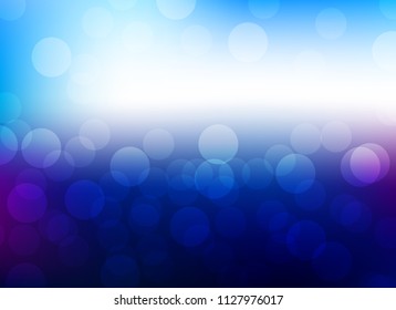 abstract soft blue colorful bokeh background. beautiful vector