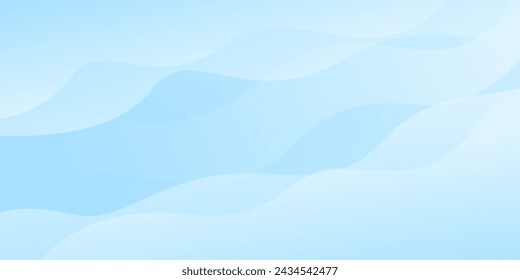 Abstrakte weiche blaue Kurve Hintergrund, blaue Schönheit dynamische Tapete mit Wellenformen. Vorlagen-Banner-Hintergrund für Schönheitsprodukte, Verkäufe, Anzeigen, Seiten, Veranstaltungen, Web und andere