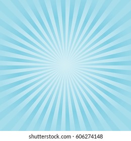 Abstract Soft Blue Cyan Rays Background. Vector EPS 10, Cmyk.