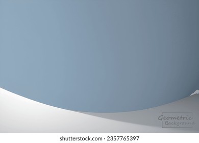 Abstract soft blue geometric background. Dynamic shapes composition. Vector illustration.