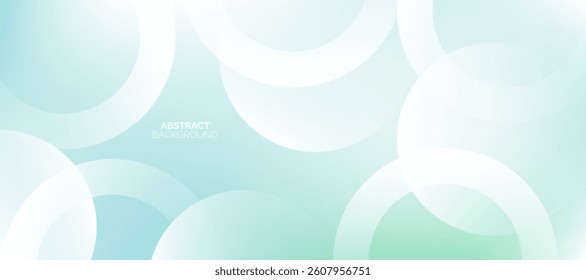 Abstract soft blue geometric circle lines futuristic digital high-technology background. Circle effect style geometric, Modern circle lines pattern.