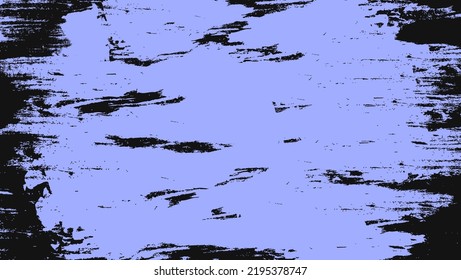 Abstract Soft Blue Grunge Texture In Black Background