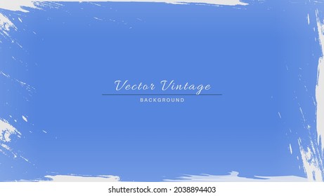 Abstract Soft Blue Grunge Vintage Background With Splash White Paint Design