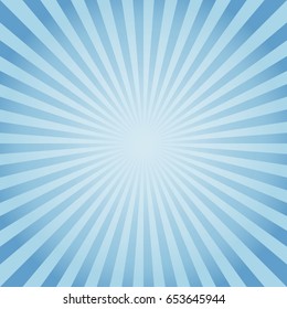 Abstract soft Blue rays background. Vector EPS 10, cmyk