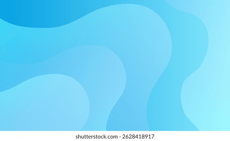 Abstract soft blue wave background. Fit for presentation design. wallpapers, brochure, posters