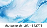 abstract soft blue and white abstract water color ocean wave texture background. Banner Graphic Resource as background for ocean wave and water wave abstract graphics	