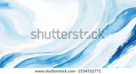 abstract soft blue and white abstract water color ocean wave texture background. Banner Graphic Resource as background for ocean wave and water wave abstract graphics	