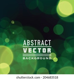 Abstract soft blurry background with bokeh effect. Vector