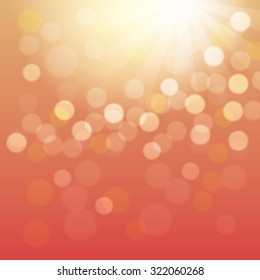 Abstract Soft Blurry Background with Bokeh Effect