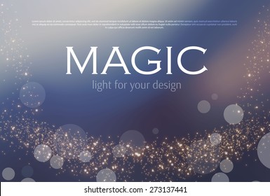 Abstract soft bokeh background. Vector illustration