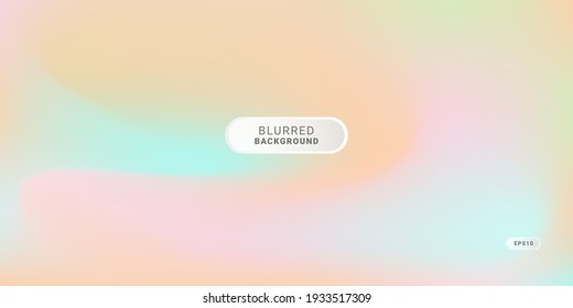 Abstract soft cloud background in pastel colorful gradation style. Modern blurred background.