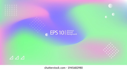 Abstract soft cloud background in pastel colorful gradation style. Modern blurred background.