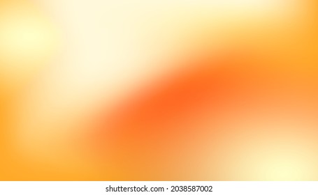 Abstract soft cloud background in pastel colorful gradation style. Orange blurred gradient texture decorative elements. Vector - Shutterstock ID 2038587002