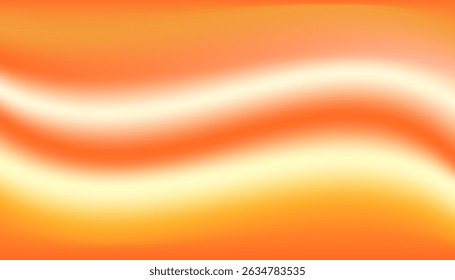 Abstract soft cloud background in pastel colorful gradation style. Orange blurred gradient texture decorative elements. Vector
