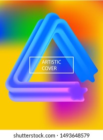 Abstract soft color background with blend. Light backdrop with simple muffled colors. Vector illustration flyer. Green modern screen effective design for user interface.