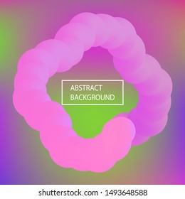 Abstract soft color background with blend. Flat backdrop with colored bubbles and white shapes. Vector illustration elements. Blue modern screen effective design for user interface.