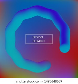 Abstract soft color background with blend. Vector illustration texture. Original backdrop with colored bubbles and white shapes. Blue modern screen effective design for user interface.