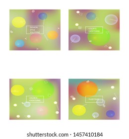 Abstract soft color background. Clean backdrop with simple muffled colors. Vector illustration theme. Green modern screen effective design for user interface.