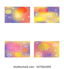 Abstract soft color background. Clean backdrop with simple muffled colors. Vector illustration art. Orange modern screen effective design for user interface.