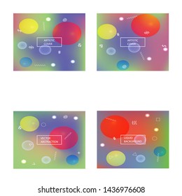 Abstract soft color background. Creative backdrop with bright rainbow colors. Vector illustration elements. Violet modern screen effective design for user interface.