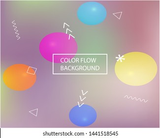 Abstract soft color background. Creative backdrop with bright rainbow colors. Vector illustration flyer. Violet modern screen effective design for user interface.