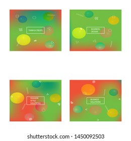 Abstract soft color background. Creative backdrop with simple muffled colors. Vector illustration flyer. Green modern screen effective design for user interface.