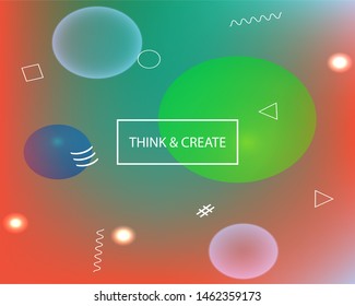 Abstract soft color background. Dynamic backdrop with simple muffled colors. Vector illustration concept. Red modern screen effective design for user interface.