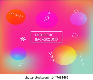 Abstract soft color background. Fresh backdrop with bright rainbow colors. Vector illustration concept. Pink modern screen effective design for user interface.