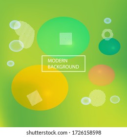 Abstrakter, weicher Farbhintergrund. Heller Hintergrund mit farbigen Blasen und weißen Formen. Vector IllustrationsJahrgang. Die rosa, moderne Bildschirmschoneroberfläche ermöglicht ein effektives Design für die Benutzeroberfläche.