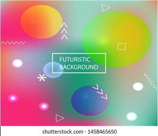 Abstract soft color background. Liquid backdrop with simple muffled colors. Vector illustration layout. Green modern screen effective design for user interface.