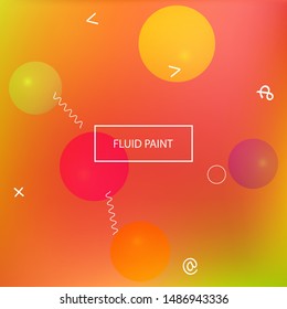 Abstract soft color background. Liquid backdrop with simple muffled colors. Vector illustration flyer. Pink modern screen effective design for user interface.