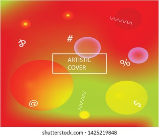 Abstract soft color background. Minimal backdrop with bright rainbow colors. Vector illustration layout. Red modern screen effective design for user interface.