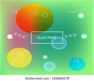 Abstract soft color background. Minimal backdrop with simple muffled colors. Vector illustration art. Green modern screen effective design for user interface.