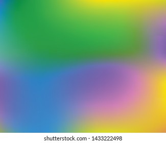 Abstract soft color background. Vector illustration texture. Fluid backdrop with bright rainbow colors. Green modern screen effective design for user interface.