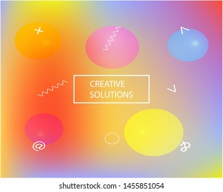 Abstract soft color background. Vector illustration pastel. Commercial backdrop with simple muffled colors. Yellow modern screen effective design for user interface.