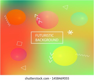 Abstract soft color background. Vector illustration concept. Liquid backdrop with simple muffled colors. Red modern screen effective design for user interface.
