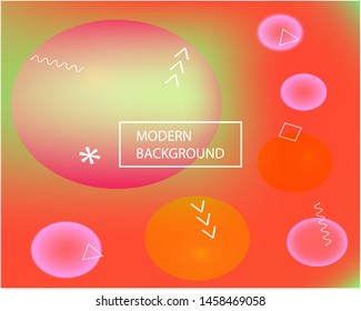Abstract soft color background. Vector illustration elements. Fluid backdrop with simple muffled colors. Red modern screen effective design for user interface.