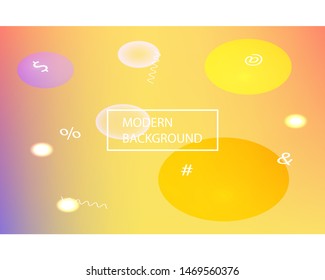 Abstract soft color background. Vector illustration vintage. Flat backdrop with simple muffled colors. Yellow modern screen effective design for user interface.