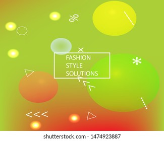 Abstract soft color background. Vector illustration concept. Minimal backdrop with simple muffled colors. Green modern screen effective design for user interface.