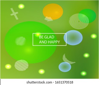 Abstract soft color background. Vector illustration flyer. Creative backdrop with colored bubbles and white shapes. Violet modern screen effective design for user interface.