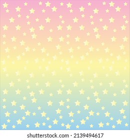 Abstract soft color gradient background vector star