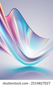 Abstract soft color light shape