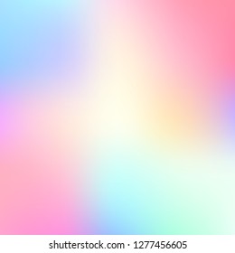 Abstract soft color mesh gradient. Blur background. Vector illustration