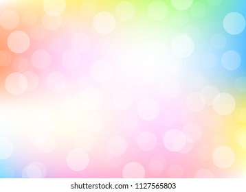 abstract soft colorful bokeh background. beautiful vector