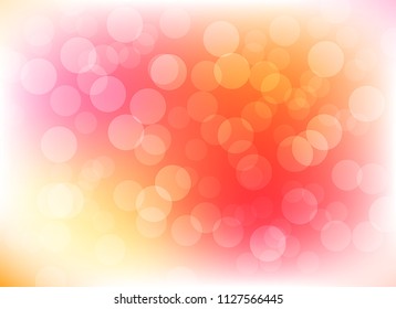 abstract soft colorful bokeh background. beautiful vector