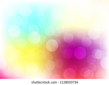 abstract soft colorful bokeh background. beautiful vector